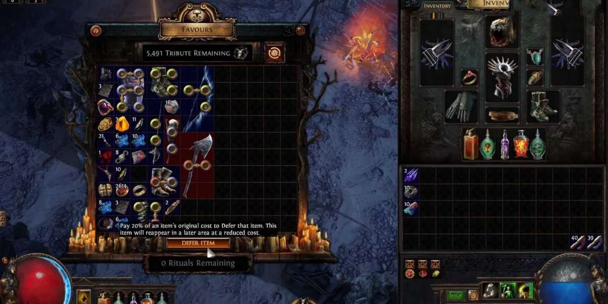 Path of Exile: Ritual League is a game about making money