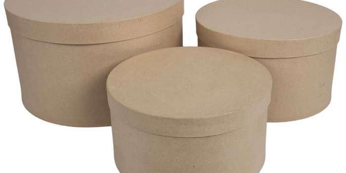Round boxes with a lid that are specifically designed