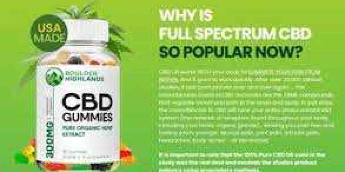 Boulder Highlands CBD Gummies (REAL OR HOAX) How Does It Work?