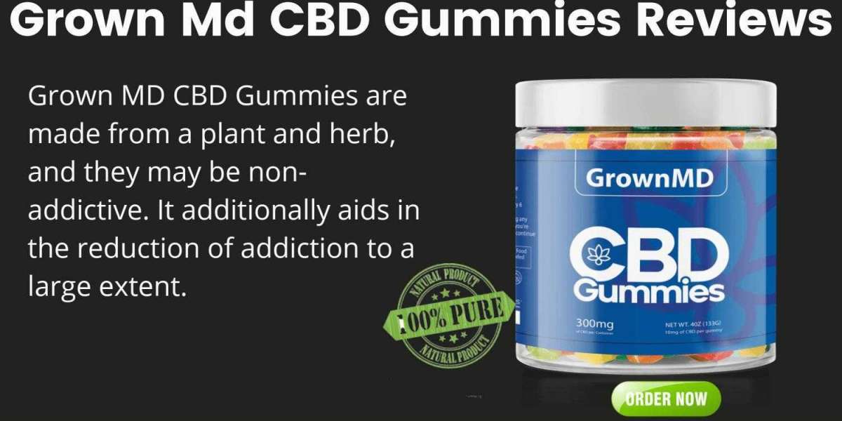 GrownMD CBD Gummies for A Life Without Pain and Stress| Try Now