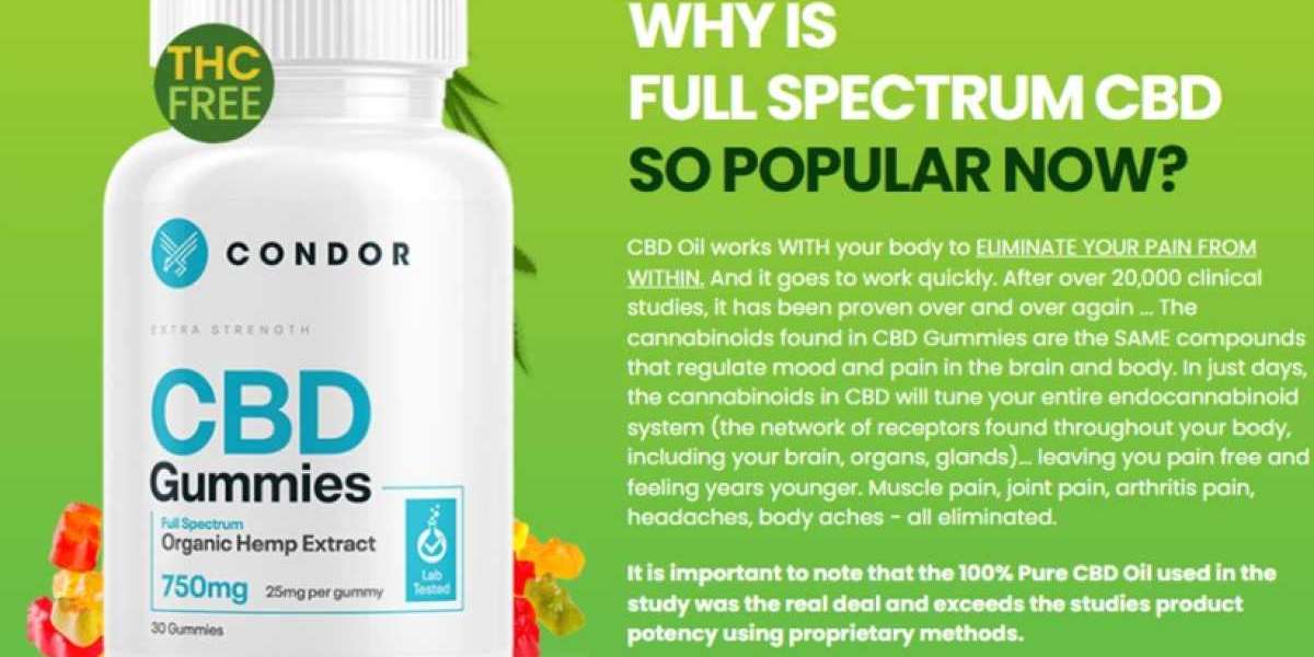 How Does The Condor CBD Gummies Function For Easing Every Pain?
