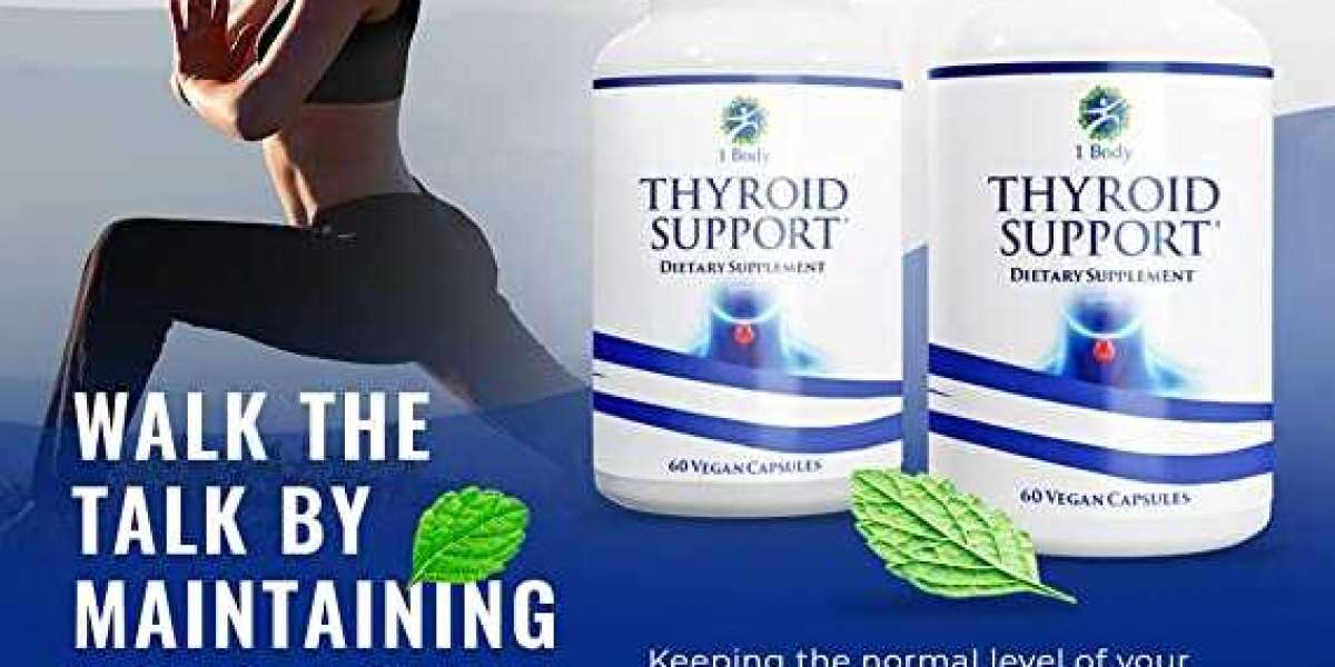 Thyroid Support Supplement for Women and Men - Energy & Focus Formula - Vegetarian & Non-GMO - Iodine, Vitamin B