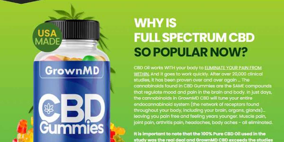 GrownMD CBD Gummies Reviews - Reduce Pain Relief & Is It Safe?