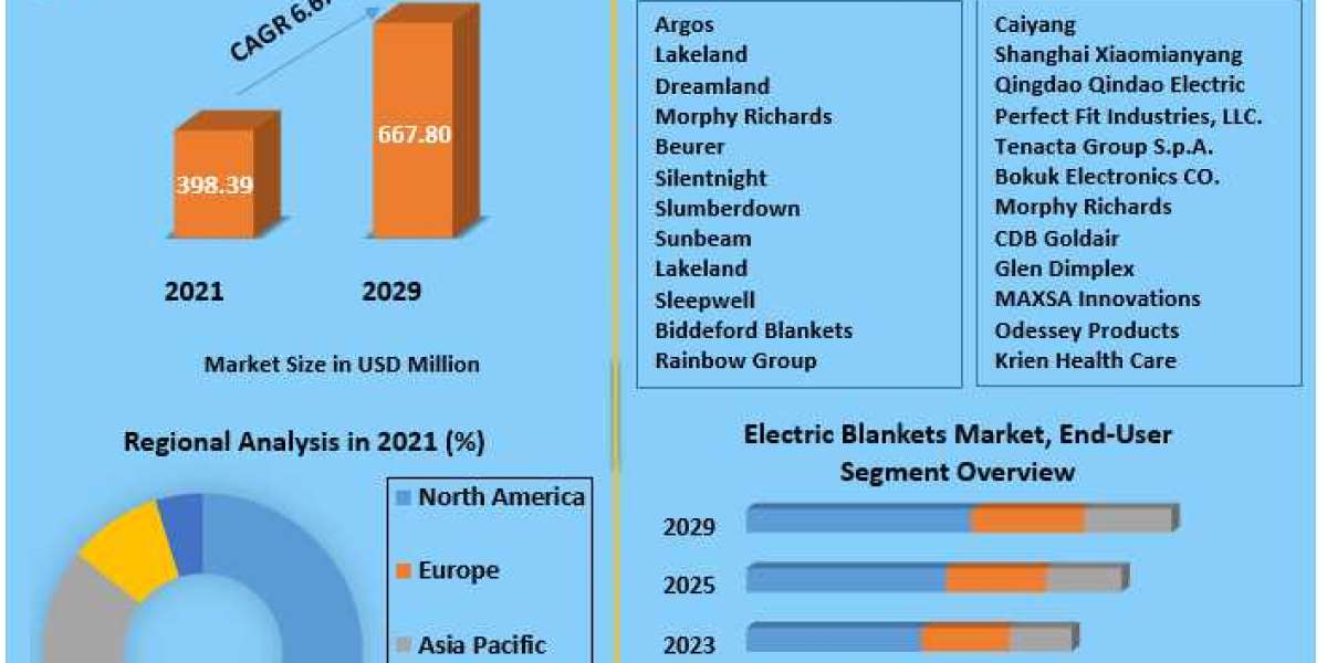 Electric Blankets Market Business Growth, Opportunities And Market Scope By 2029