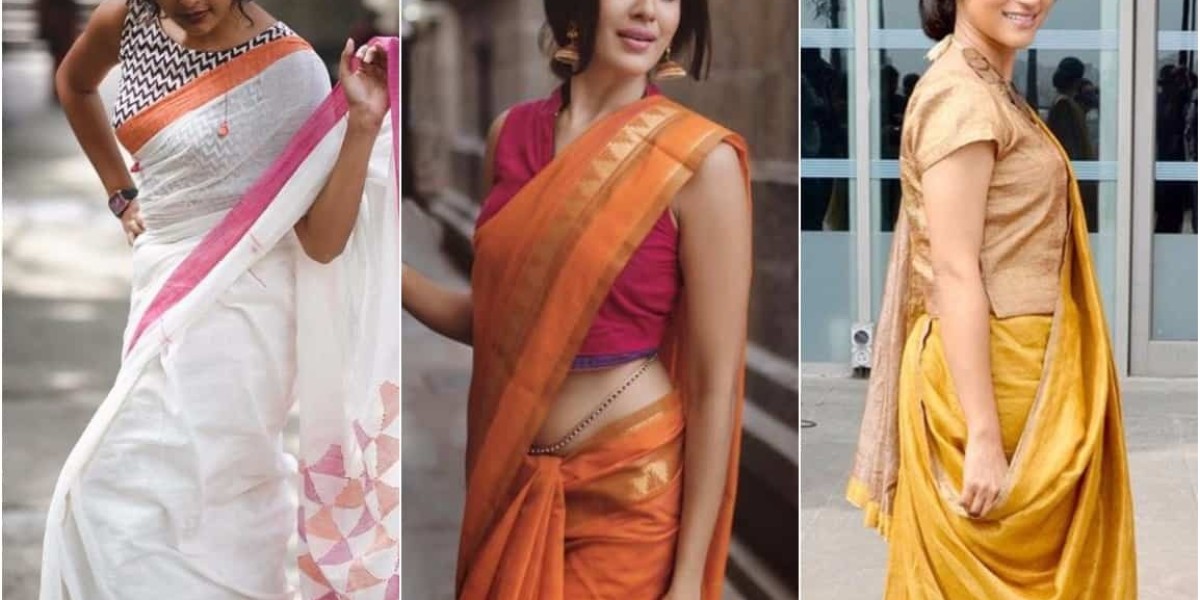 Elegance in Every Fold: Mastering the Art of Cotton Saree Draping