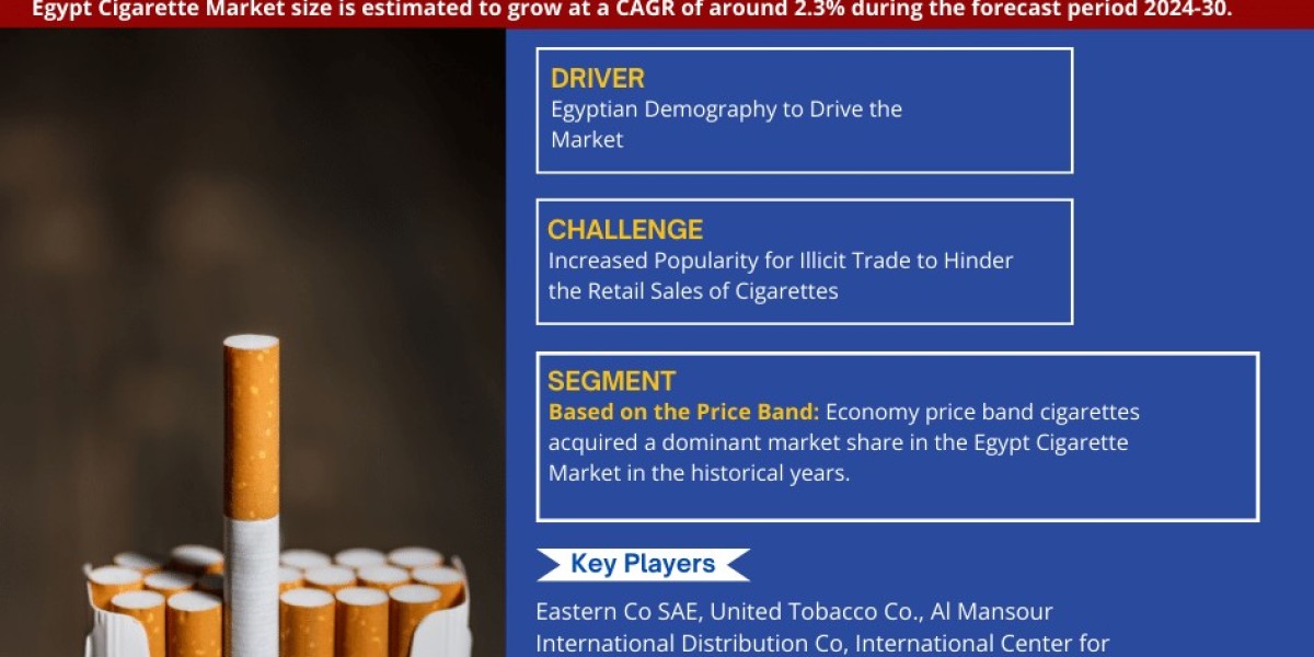 Egypt Cigarette Market Breakdown by Size, Share, Growth, Trends, and Industry Analysis Targets 2.3% CAGR Soar Until 2030