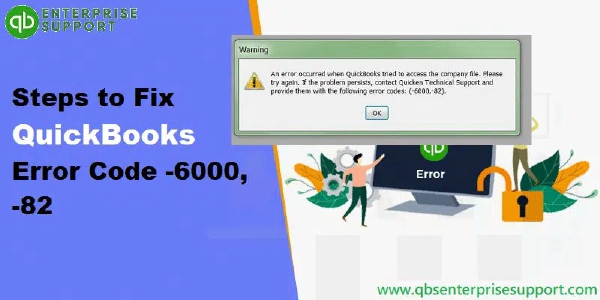 Fix QuickBooks Error 6000 82 - Issue in Using Company File