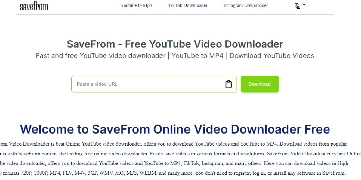 SaveFrom Online Video Downloader Free