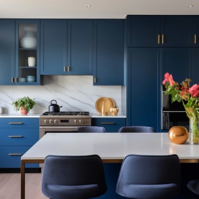 Navy Blue Cabinets for Stylish Kitchen Transformations Profile Picture