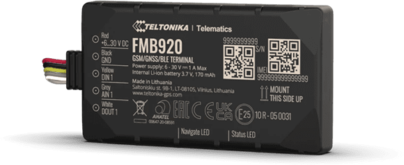 GPS Tracking Device Teltonika FMB920 | Integrated with TrackoBit