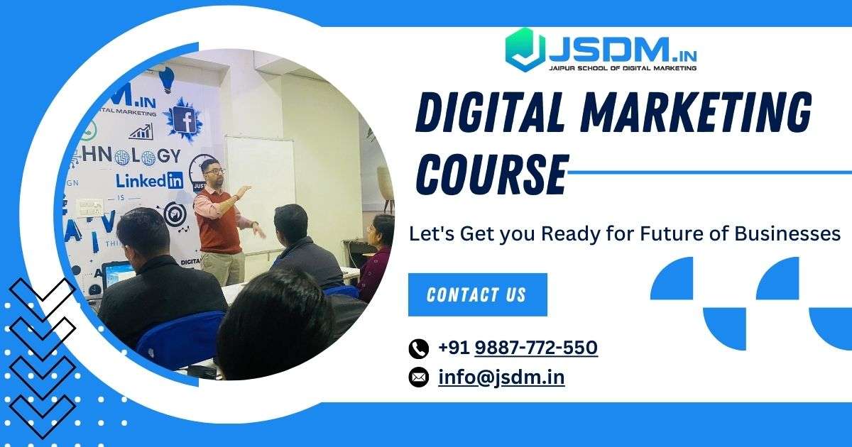 #1 Best Digital Marketing Course In Jaipur With Placement - JSDM